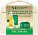Набор Nuxe сыворотка Super Serum 10 30 мл крем Nuxuriance Ultra 50 мл крем для глаз и губ 15 мл и косметичка для зрелой кожи — фото 1