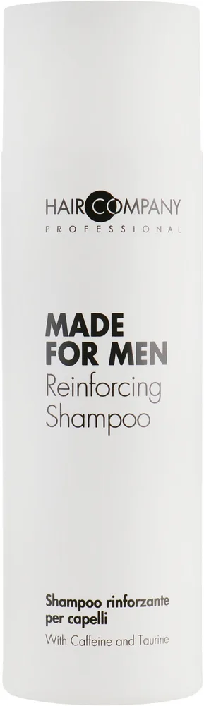 Шампунь Hair Company Made for Men укрепляющий с кофеином и таурином, pH 5.5, 200 мл