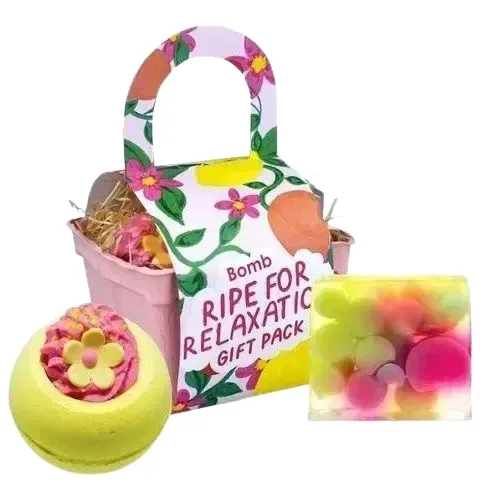 Набор Bomb Cosmetics Ripe For Relaxation шипучая бомбочка для ванны 160 г и глицериновое мыло 100 г