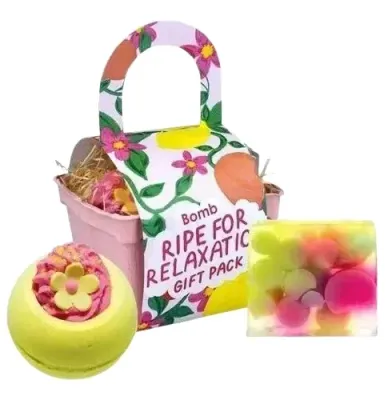 Набор Bomb Cosmetics Ripe For Relaxation шипучая бомбочка для ванны 160 г и глицериновое мыло 100 г