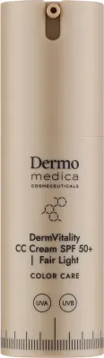 Крем CC для лица Dermomedica DermVitality CC Cream SPF 50+ с коррекцией тона, 30 мл
