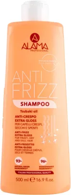 Шампунь Alama Anti Frizz против пушистости волос, веганский, дерматологически протестирован, 500 мл