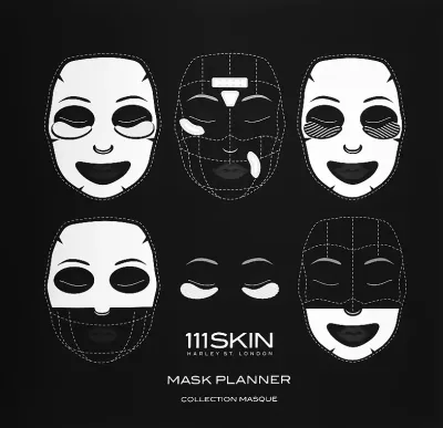 Набор масок для лица 111SKIN Master Masking Planner тканевые маски и патчи 8 шт