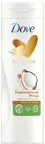 Dove Body Love Coconut And Almond Body Lotion питательный бальзам для тела с кокосом и миндалём, 400 мл — фото 1