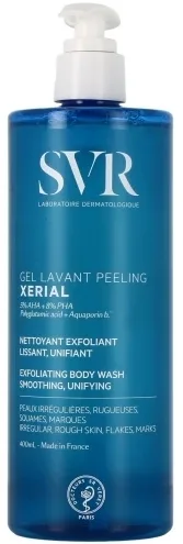 Гель для душа SVR Xerial Gel Lavant Peeling отшелушивающий, с эффектом пилинга, 400 мл