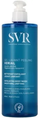 Гель для душа SVR Xerial Gel Lavant Peeling отшелушивающий, с эффектом пилинга, 400 мл