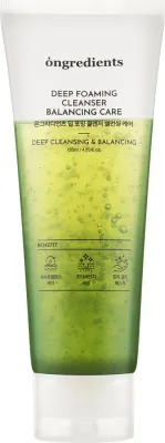 Пенка для умывания Ongredients Deep Foaming Cleanser Balancing Care для жирной кожи, с низким pH, 120 мл
