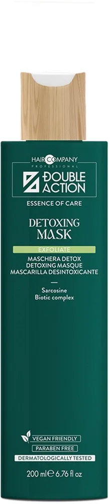 Маска для волос Hair Company Double Action Detox Mask детокс, для кожи головы, 200 мл