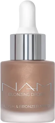 Бронзер-румяна NAM Make Up Blonzing Drops жидкий, с эффектом сияния, 15 мл