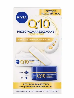 Набор NIVEA Q10 Power дневной крем SPF 15 50 мл и ночной крем 50 мл для зрелой кожи