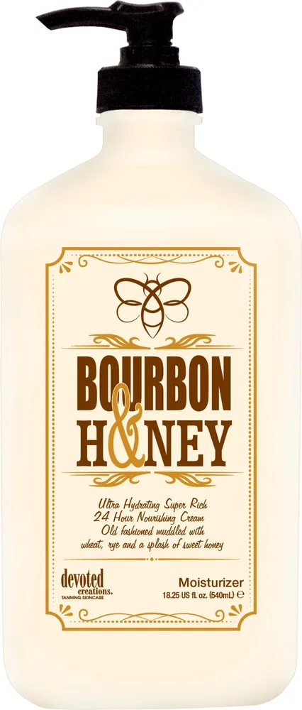 Devoted Creations Bourbon & Honey Super Rich Nourishing Daily Cream питательный крем для тела с мёдом, 540 мл