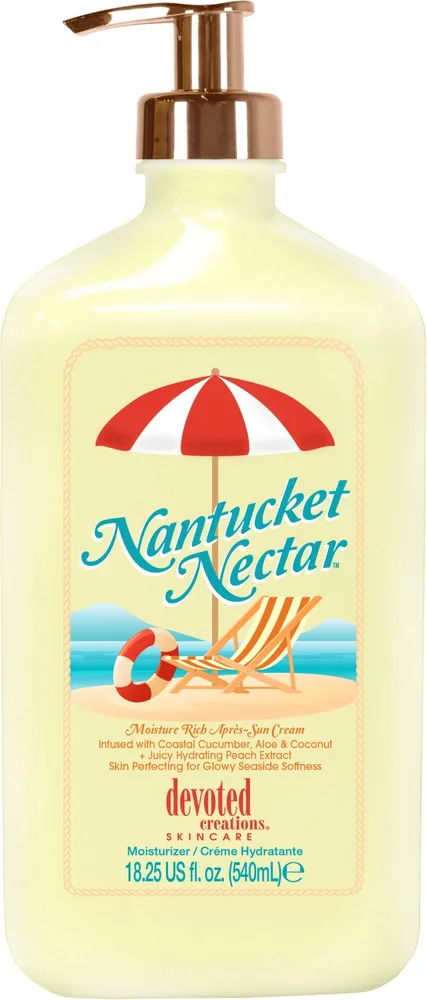 Devoted Creations Nantucket Moisturizing Cream With Coastal Cucumber Aloe Coconut крем после загара, 540 мл