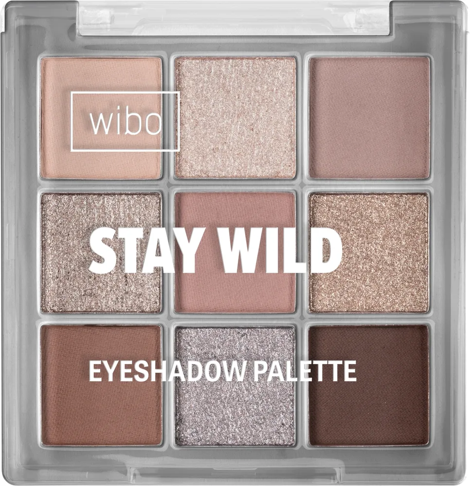 Палетка теней для век Wibo Stay Wild Eyeshadow Palette нейтральная