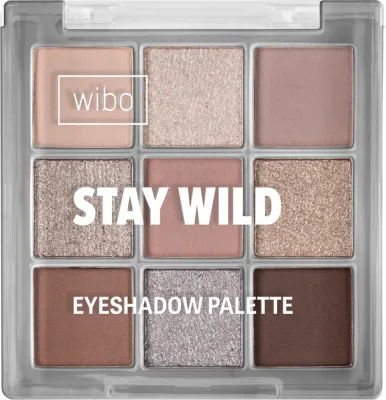Палетка теней для век Wibo Stay Wild Eyeshadow Palette нейтральная