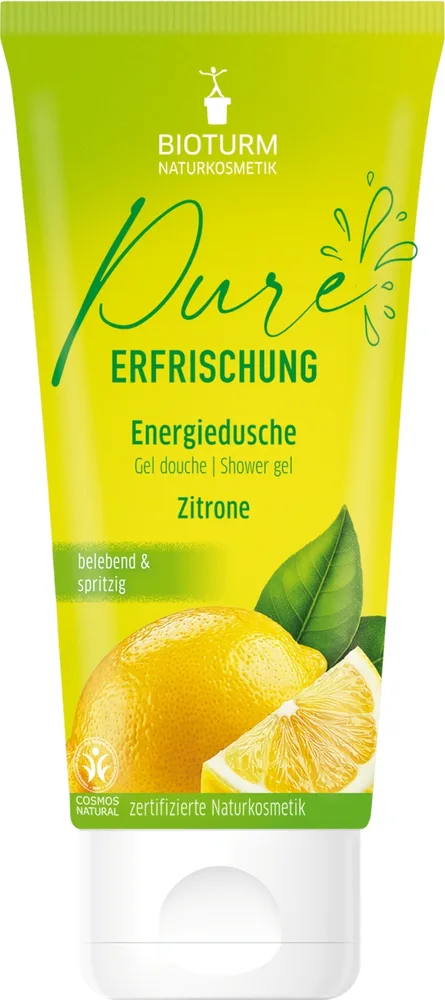 Гель для душа Bioturm Shower Gel Lemon с миндалём и кедровым маслом, 200 мл