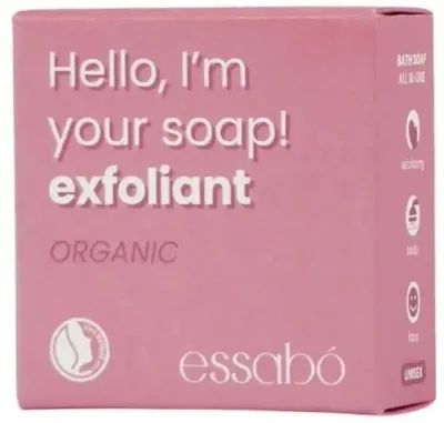 Мыло-скраб Essabo Organic Exfoliant отшелушивающее органическое, 120 г