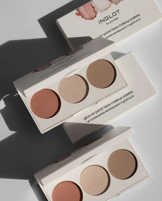 Палетка для макияжа лица Inglot Playinn Glow On Point! Face Makeup Palette