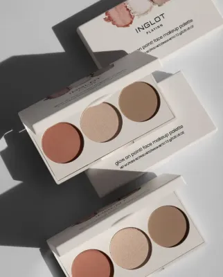 Палетка для макияжа лица Inglot Playinn Glow On Point! Face Makeup Palette
