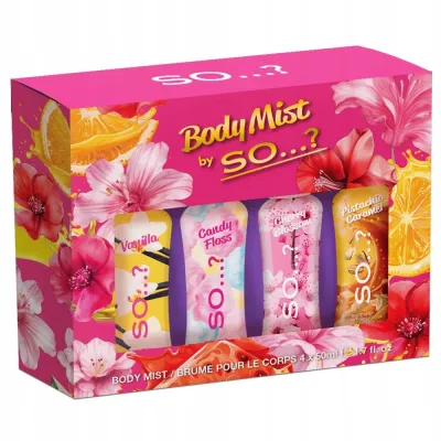 Набор спреев для тела So...? Body Mist Set 4 шт по 50 мл