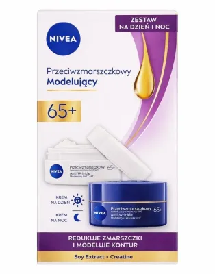 Набор NIVEA 65+ дневной крем для лица 50 мл и ночной крем 50 мл для зрелой кожи