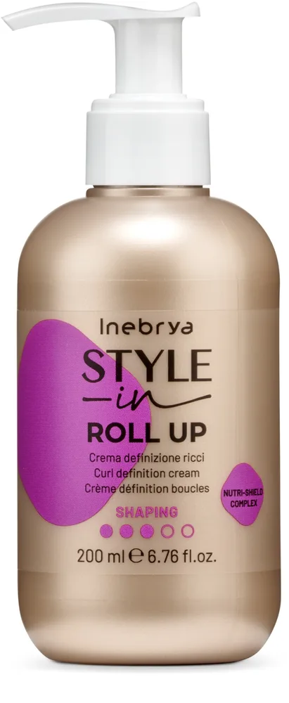 Крем для волос Inebrya Style-In Curl Definition для кудрявых, чёткость и эластичность локонов, с масляным комплексом, 200 мл