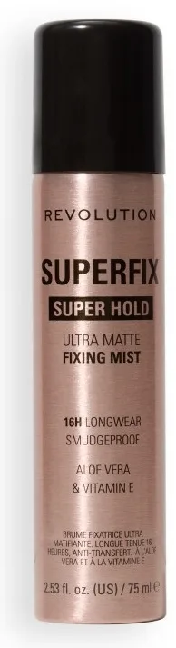 Спрей для фиксации макияжа Makeup Revolution Superfix Super Hold Ultra Matte Fixing Mist стойкий, 75 мл