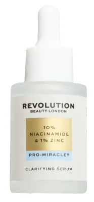 Сыворотка для лица Revolution Beauty Pro Miracle с ниацинамидом и цинком, себорегулирующая, 30 мл