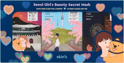 Набор тканевых масок для лица Skin79 Seoul Girl's Beauty Secret 30 шт по 20 г