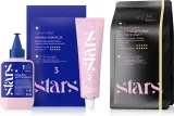 Stars from The Stars Stars - Набор для окрашивания волос Stars крем-краска 50 мл эмульсия 50 мл маска 40 мл накидка перчатки и кисть, оттенок Deepest Black — фото 1
