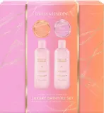 Набор Baylis & Harding Jojoba Vanilla & Almond Oil пена для ванны 250 мл гель для душа 250 мл крем для тела 100 мл и скраб для тела — фото 1