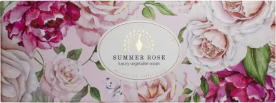 Мыло The English Soap Company Heritage Summer Rose с ароматом розы, набор, 3 x 100 г