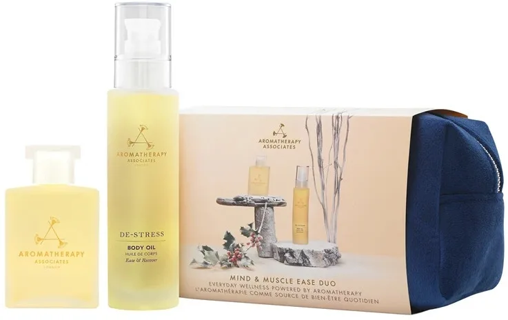Набор для тела Aromatherapy Associates масло для ванны и масло для тела с эфирными маслами и арникой уценка 55+100 мл