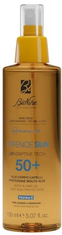 Масло для тела и волос BioNike Defence Sun Oil Spray SPF 50+ солнцезащитное 150 мл