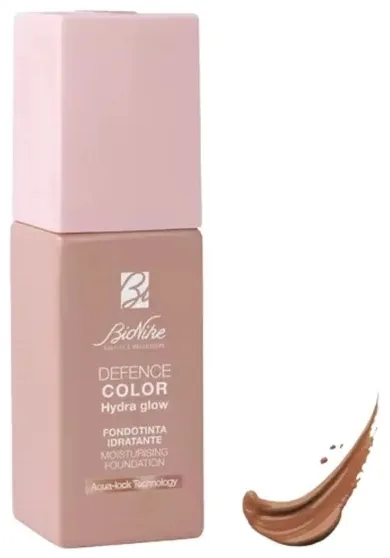 Тональный флюид BioNike Defense Color Hydra Glow увлажняющий сияющий SPF 15, 30 мл, оттенок 06 - Cinnamon
