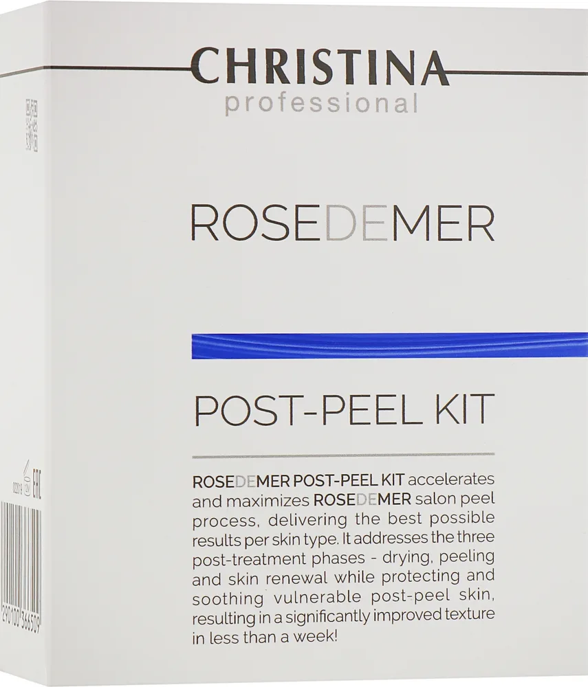 Набор для лица Christina Rose De Mer подсушивающая и успокаивающая сыворотки и крем-маска после пилинга уценка 3x15 мл
