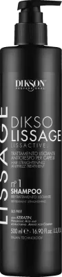 Шампунь для волос Dikson Diksolissage Lissactive Straightening Pre-Treatment Shampoo подготовительный, для всех типов волос, 500 мл
