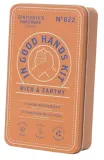 Мужской набор Gentlemen's Hardware In Good Hands крем для рук 50 мл и аксессуар для ногтей в жестяной банке — фото 1