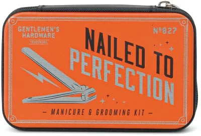 Маникюрный набор Gentlemen's Hardware 827 4 предмета, футляр на молнии