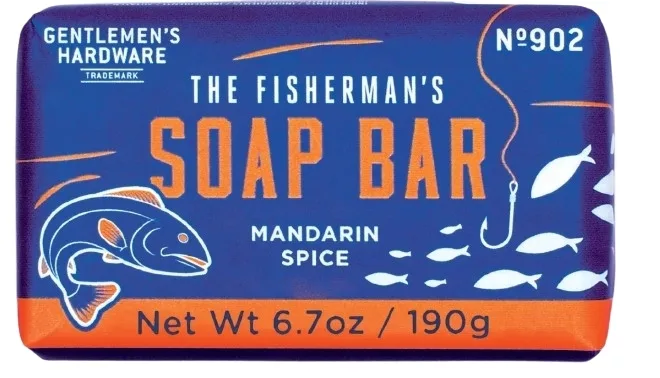 Мыло в бруске Gentlemen's Hardware Fisherman's с мандарином, 190 г