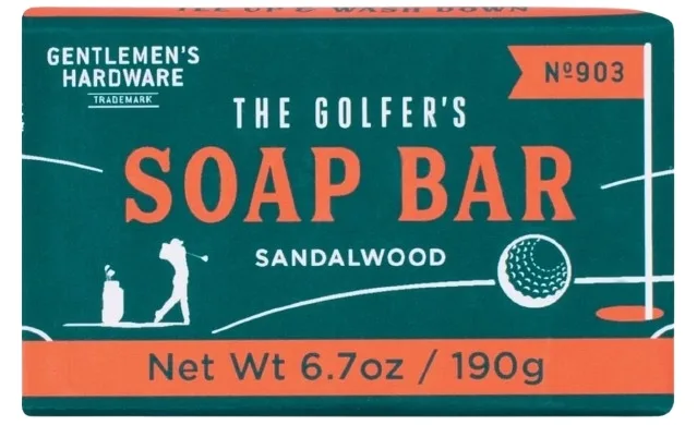 Мыло в бруске Gentlemen's Hardware Golfer's с сандалом, 190 г