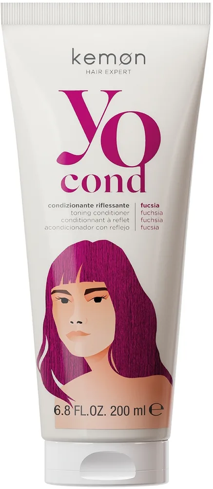 Тонирующий кондиционер для волос Kemon Yo Cond Toning Conditioner, 200 мл, оттенок Fuchsia