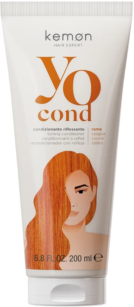 Тонирующий кондиционер для волос Kemon Yo Cond Toning Conditioner, 200 мл, оттенок Copper