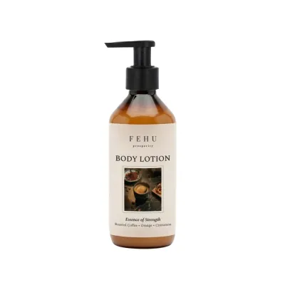 Fehu Essence of Strength Body Lotion бальзам для тела с ароматом кофе, апельсина и корицы, 250 мл