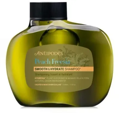 Шампунь Antipodes Peach Freesia разглаживающе-увлажняющий, с манукой и марулой, 340 мл