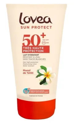 Lovea Sun Protect Very High Protection Moisturizing Lotion SPF 50+ бальзам для тела с маслом монои, 150 мл