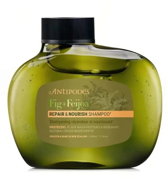 Шампунь Antipodes Fig + Feijoa восстанавливающий с авокадо и розмарином, 340 мл