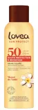 Спрей для тела Lovea Sun Protect Sunscreen Mist SPF50 с активатором загара и маслом монои 150 мл — фото 1