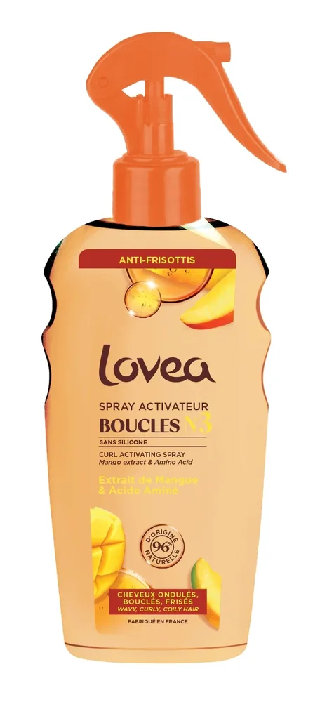 Спрей для волос Lovea Curl Activating Spray Anti-Frizz активирующий завиток, против пушистости, 200 мл