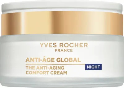 Крем для лица Yves Rocher Anti-Age Global против морщин ночной 50 мл