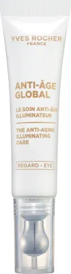 Крем-гель для области вокруг глаз Yves Rocher Anti-Age Global Illuminating с экстрактом ромашки кунжутным маслом и бетаином для сияния 15 мл